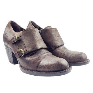 Born Women's Davis Double Buckle Shoe - Size 8‎